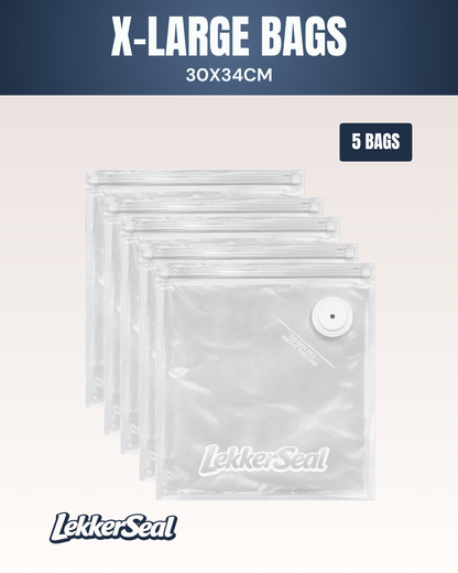 Reusable Vacuum Bags - X-Large (30x34cm)
