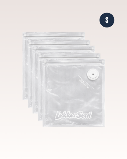 Reusable Vacuum Bags - Small (22x21cm)