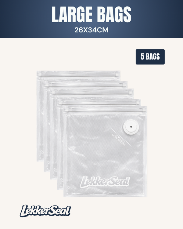 Reusable Vacuum Bags - Large (26x34cm)